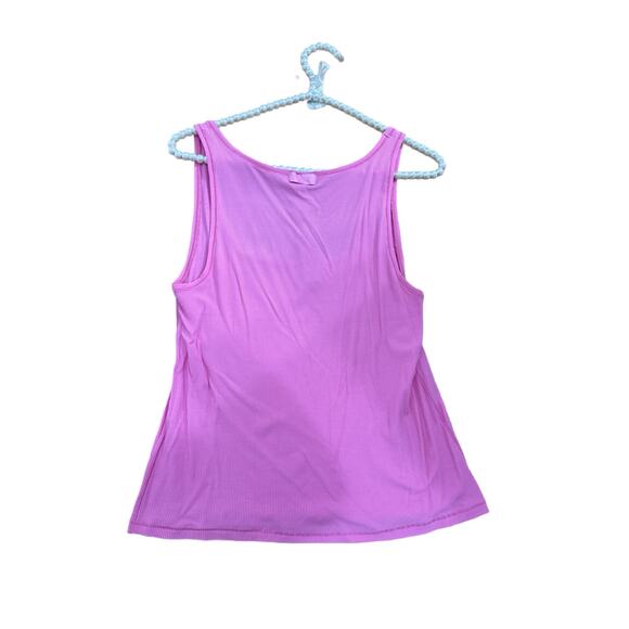 Skims Size 4X Soft Lounge Bubblegum Pink Ribbed Tank Top NWT - Picture 6 of 6